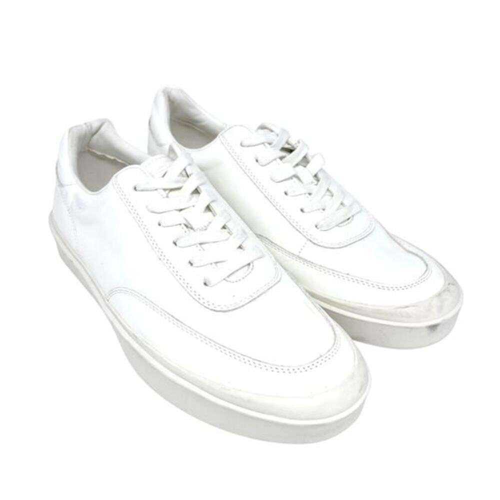 Abound Men's Holden White Leather Lace Up Sneakers Size 9.5M‎